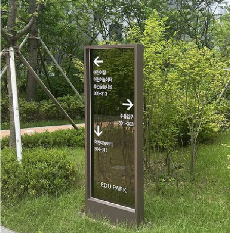 荆门园区指示牌安排到位，指路清晰，出行不迷路。